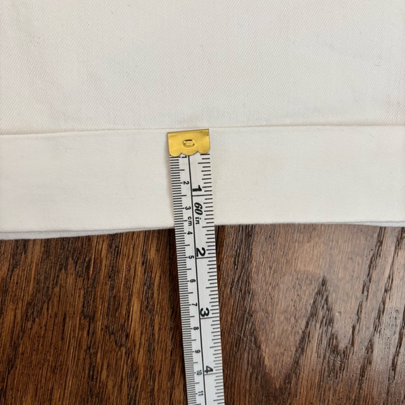 LOFT White Cuffed Denim Bermuda Shorts - Picture 8 of 8